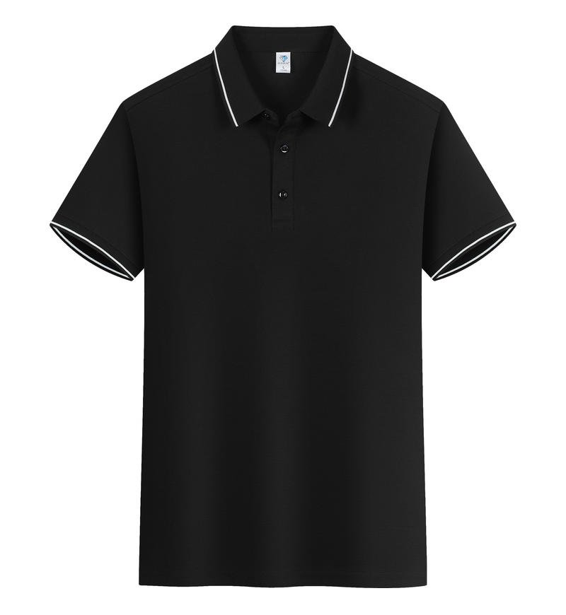 black (1) Cotton Polo - Image 1